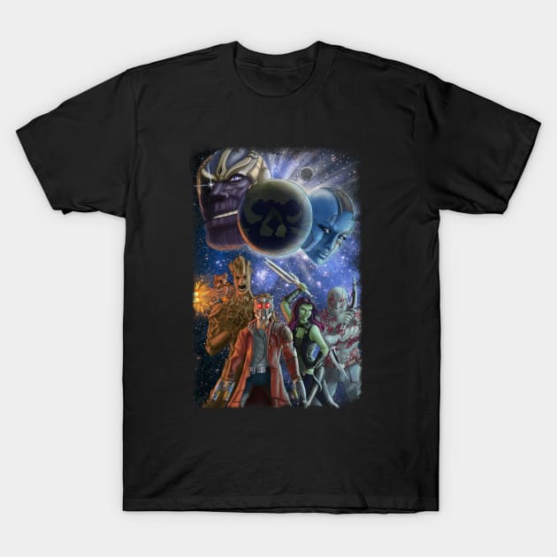 Guardians of the Galaxy T-Shirt by Wingedwarrior